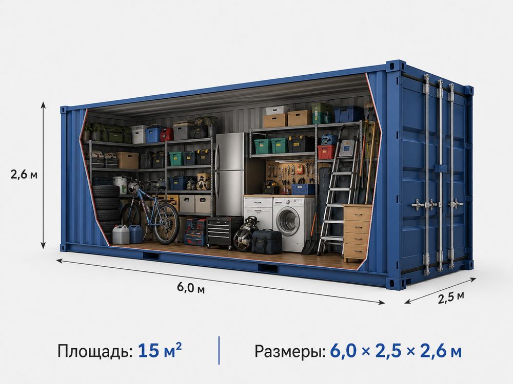Контейнер 15 м²